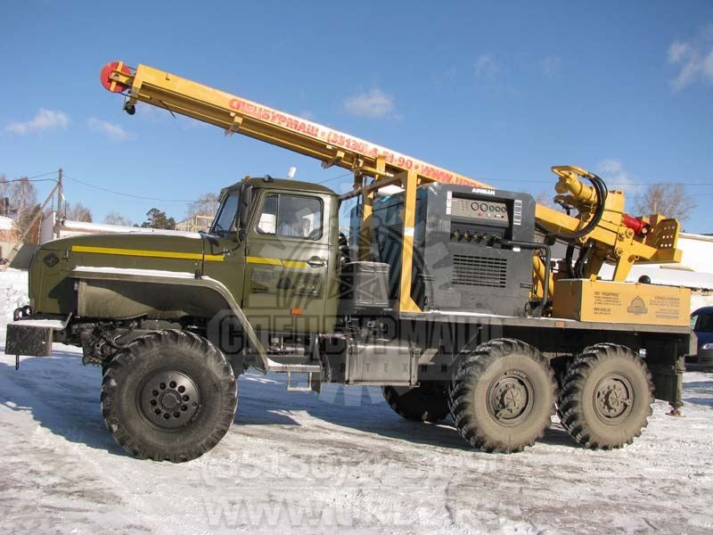 Буровая установка УРБ 2А2 на шасси автомобилей УРАЛ и его модификаций