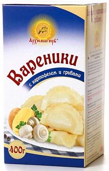 Вареники  с  картофелем  и  грибами